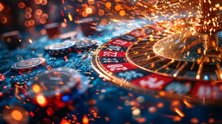 Pengguna memeriksa klaim bonus dari ponsel